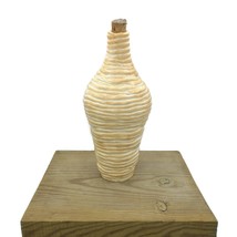 Decorative Bottle With Cork Stopper Handmade Ceramic Vase Large Studio Pottery - £124.62 GBP