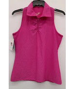 NWT TZU TZU SPORT Pink Panther Allie Sleeveless Racerback Golf Shirt - M - $835.08 MXN
