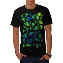 Alien UFO Sublime Fantasy Shirt Green Man Men T-shirt - £10.21 GBP