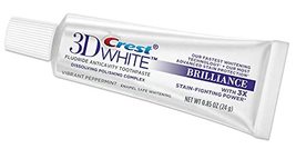 Crest 3D White Brilliance Toothpaste, Vibrant Peppermint, Travel Size 0.... - $6.13+