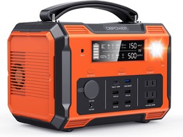 DBPOWER Portable Power Station 505Wh 500W (Peak 1000W) Outdoor Generator Mobile  - £362.38 GBP