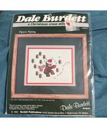 Dale Burdett A Christmas Cross Stitch Kit 11 Dancing Pipers Piping Bears... - $15.83