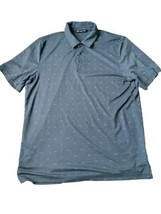 Travis Mathew Polo Shirt Mens XL Blue Golf Stretch Polo Shirt Comfortable  - $17.81