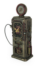 Steampunk Fuel Dispenser Working Clock Tower Statue - $118.79