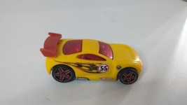 Vintage 2006 Mattel Toy Yellow and Red Race Car. Made for McD&#39;s  F4A - $3.75