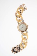 NEW Jeanneret 62623440 Women&#39;s Antoinette Two Toned Cream/Gold Analog Watch 3AT - £18.15 GBP