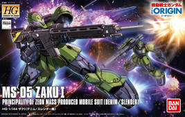 HG MS-05 ZAKU I #009--Mobile Suit Gundam The Origin--1/144 Scale Model Kit--NIB - $56.11