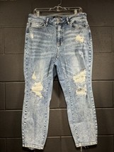 Judy Blue Acid Wash Distressed Jeans Size 16W Boyfriend Fit - £23.59 GBP