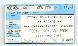 Foghat Concert Ticket Stub Octobre 24 1991 Omaha Nebraska - $39.59