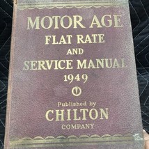 Vintage Motor Age flat rate and service manual 1949 Chilton company - £13.31 GBP