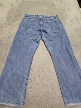GAP Denim Jeans Men&#39;s 36x32 Standard Fit Bright Stone Wash 100% Cotton Straight - £11.10 GBP