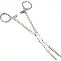 Fishing Tool Curved Forceps Locking Hemostat 8&quot; Fly Tying Hobby 2 Pack - £12.25 GBP