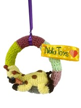 Handmade &quot;Giraffe&quot; toy in wool - 1R02 - $377.29 MXN