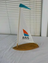 Hand Made Wood Sailboat Model by Dog Gone Sailboats Sail Knoxville - £17.09 GBP