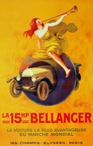 6449.La 15th Bellanger Nouveau Advertisement Poster.Wall Art Decorative. - £12.69 GBP+