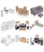 Dollhouse Miniature Furniture Individual Pieces New Mayberry Street Mini... - $242.56 MXN+