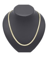 18k Layered Real Gold Filled Cuban link Close Up Link Chain Cuban Neckla... - $15.00