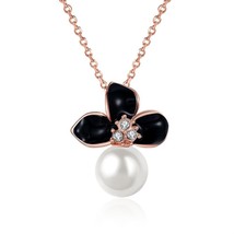 Swarovski Crystal 18K White Gold Plated Triple Heart Necklace - £22.37 GBP