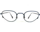 Vintage La Eyeworks Brille Rahmen BIG QUEENIE 422 Antik Blau 46-23-125 - $64.89