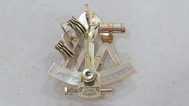 NauticalMart Solid Brass Sextant Kelvin &amp; Hughes w/hardwood Case - £77.37 GBP