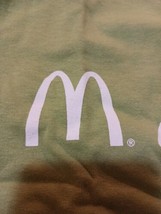 McDonald’s Restaurant Im Lovin it Green Tshirt Size L 2003 New Advert Vtg Slogan - $23.38