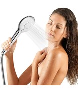 High Pressure Handheld Shower Head, Ionic Filtration Shower Head  (Chrome) - £15.28 GBP