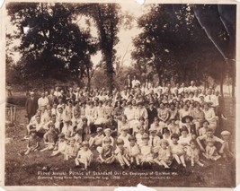 First Annual Picnic Standard Oil Co Employees of SW Missouri Vernona 1926 Photo - £3.19 GBP