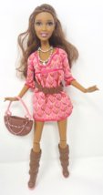 2009 Barbie Articulated Fashionistas Doll Wave 1 Artsy Nikki R9883 AA Black - £27.07 GBP