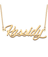Kassidy Name Necklace for Best Friend Family Member Birthday Christmas Gift - $15.99