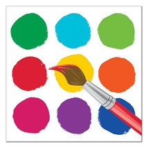Art Party Dessert Beverage Napkins Birthday Party Supplies 16 Per Packag... - $3.95