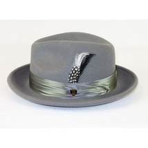 Bruno Capelo Hat Australian Wool Crushable Fedora Giovani UN130 Gft.Gray image 2