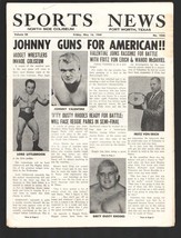 Sports News Wrestling Newsletter &amp; Match Program #136 5/16/1969-Fort Worth TX... - £26.80 GBP
