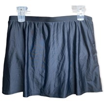 Vtg Carol Wior black swim skirt high waist Plus size 18W _ EUC - £13.23 GBP
