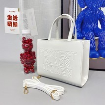 Fashion Letters Tote Bag Designer Women Handbags Luxury Pu Leather Shoulder Cros - £42.53 GBP