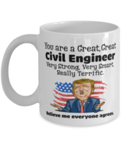 You are a great, great Civil engineer Funny trump mug, funny saying coffee  - £11.94 GBP