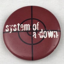 System Of A Down Vintage Pin Button Pinback 90s Rock 2000 Music - £7.83 GBP
