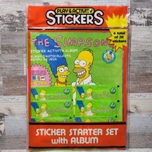 The Simpsons Sticker Play&amp;Activity Album 3D Original 1990 Rare New Sealed - £23.73 GBP