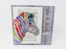 Coco De Paris Rainbow Zebra Head Puzzle - 300 pc - £11.90 GBP