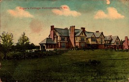 1910 Kennebunkport, Me Roger&#39;s Cottage York County Maine-VINTAGE POSTCARD-BK47 - £2.34 GBP