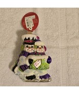 New Radko 1018873 Skating Snowman Couple Our First Christmas Ornament - $70.05 CAD