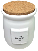 Mud Pie “I Am ThankFul For” In Excellent Used Condition 5&quot; Blessing Jar ... - $28.99