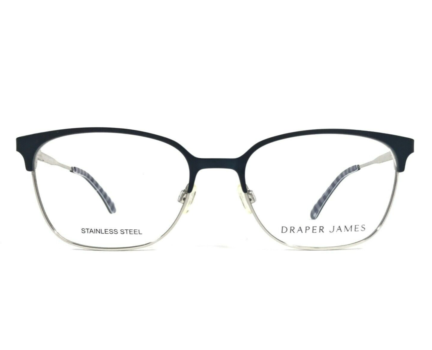 Draper James Brille Rahmen DJ5031 414 INDIGO Silber Quadratisch Komplett... - $74.24