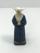Vintage Nun St. Catherine Laboure Plastic Statue Religious Saint Figurin... - $12.86