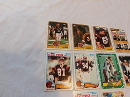 Lot of 10 Football Trading Cards NFL Cincinnati Bengals Scott Fulhage Stanford J - £24.10 GBP