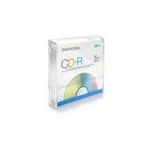Memorex 32020015635 CD-R 52x 700MB 80 Min Discs in Paper Sleeves, 10 Pack - $13.85