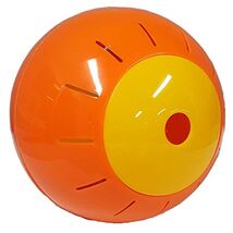 Orange Pet Food Treat Dispenser Feeder Ball Toy for Cats and Dogs New - $9.88