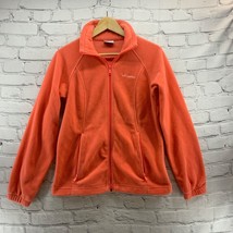 Columbia Sportswear Fleece Jacket Salmon Pink Orange Womens Sz S Cold Weather  - £15.57 GBP