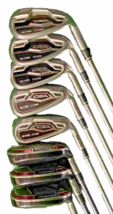 Adams Idea A12 Os Golf Set 4h,5h,6h-PW,GW Regular Flex Nice Grips Men&#39;s Rh Sweet - £192.72 GBP