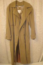 Ladies Trench Coat New York Harbor 14R Button In Lining Women&#39;s Sumptuous Fancy - £19.98 GBP
