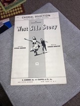 West Side Story Choral Selection Sheet Music Mixed SATB Sondheim Bernstein - £3.85 GBP
